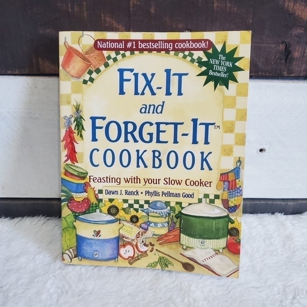 FIX It And Forget It 800+ Recipes Softcover Cookbook Feasting With Slow Cooker
